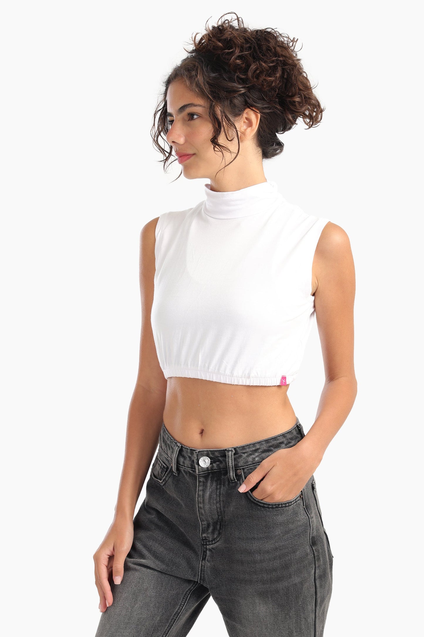 High Neck Sleeveless Neck Cover