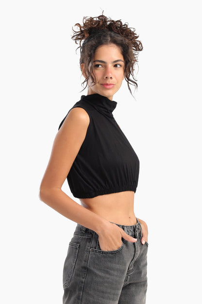 High Neck Sleeveless Neck Cover