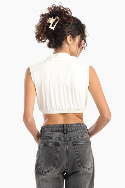 High Neck Sleeveless Neck Cover