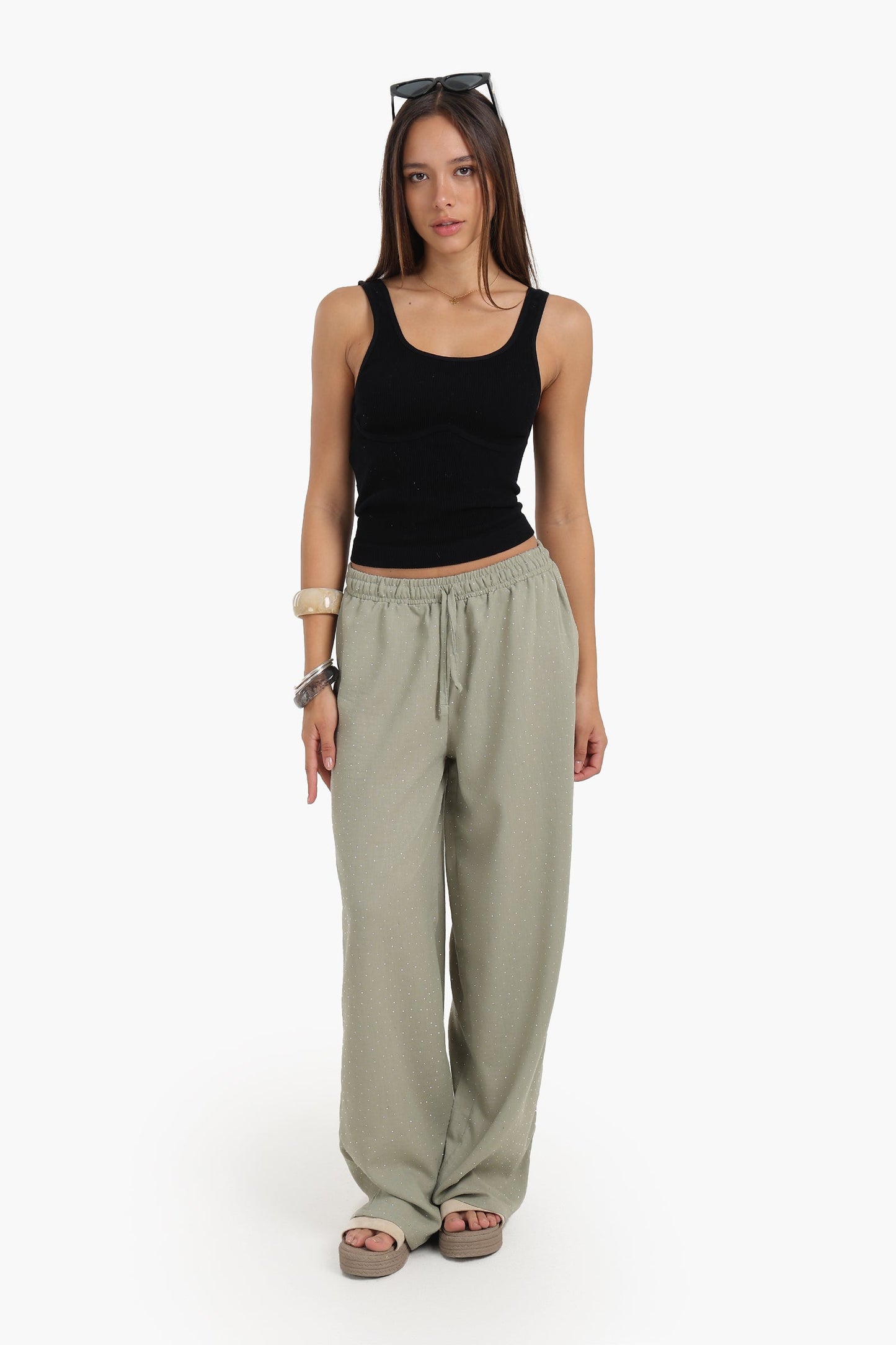 Slim Fit Ribbed Crop Top