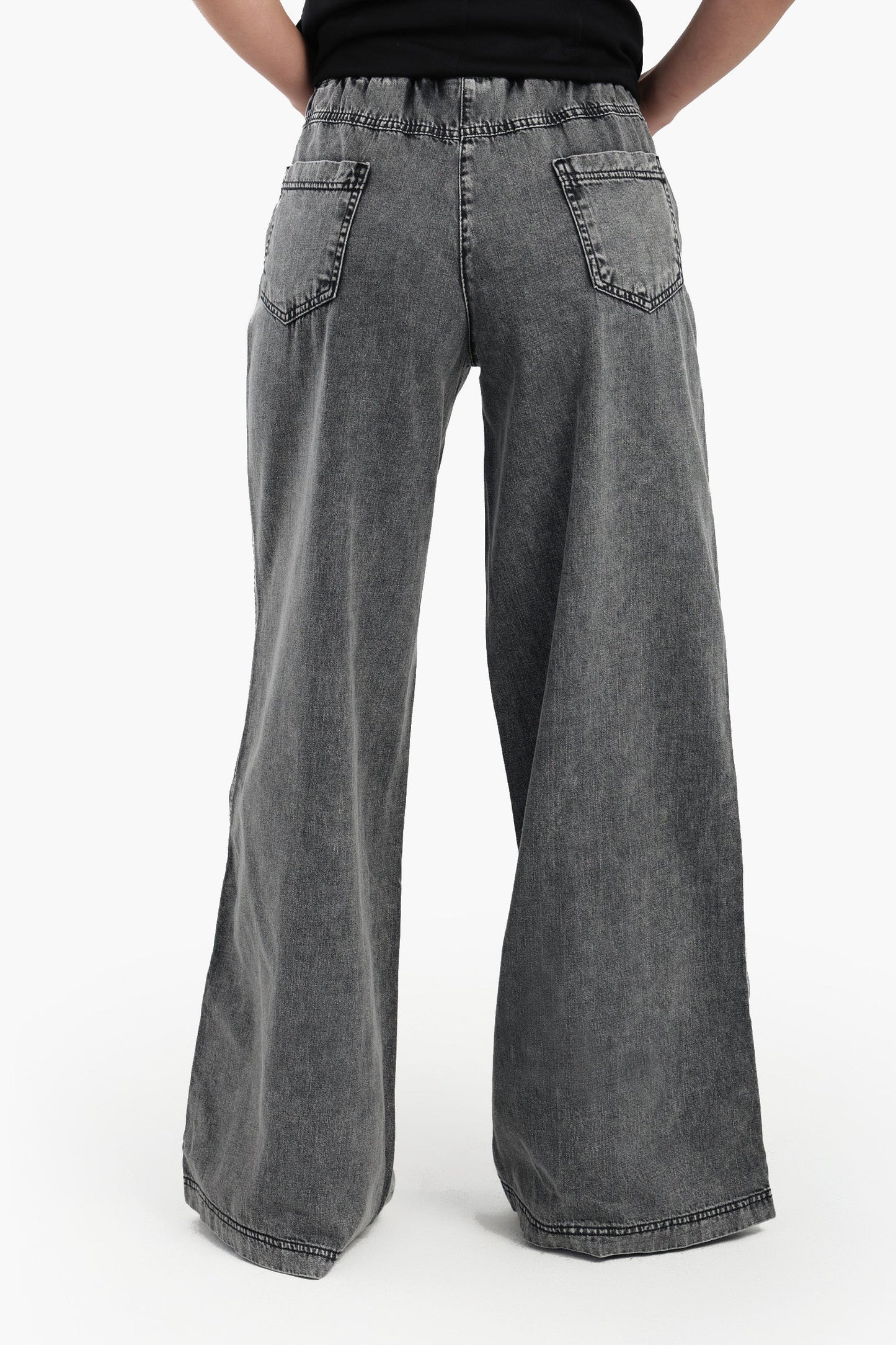 Relaxed-Fit Denim Pants