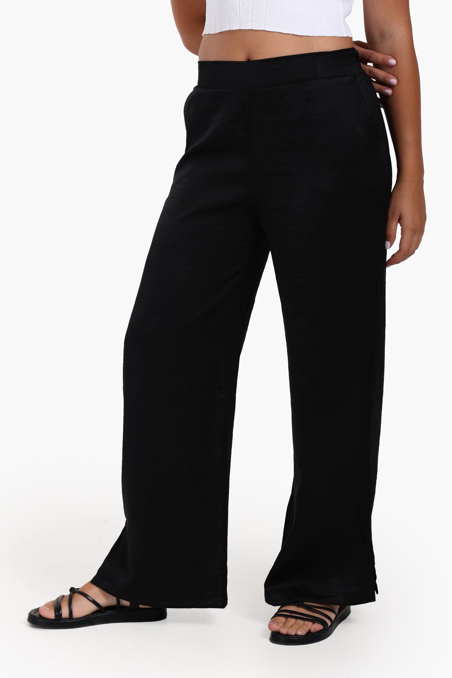 High Waist Wide-Leg Pants