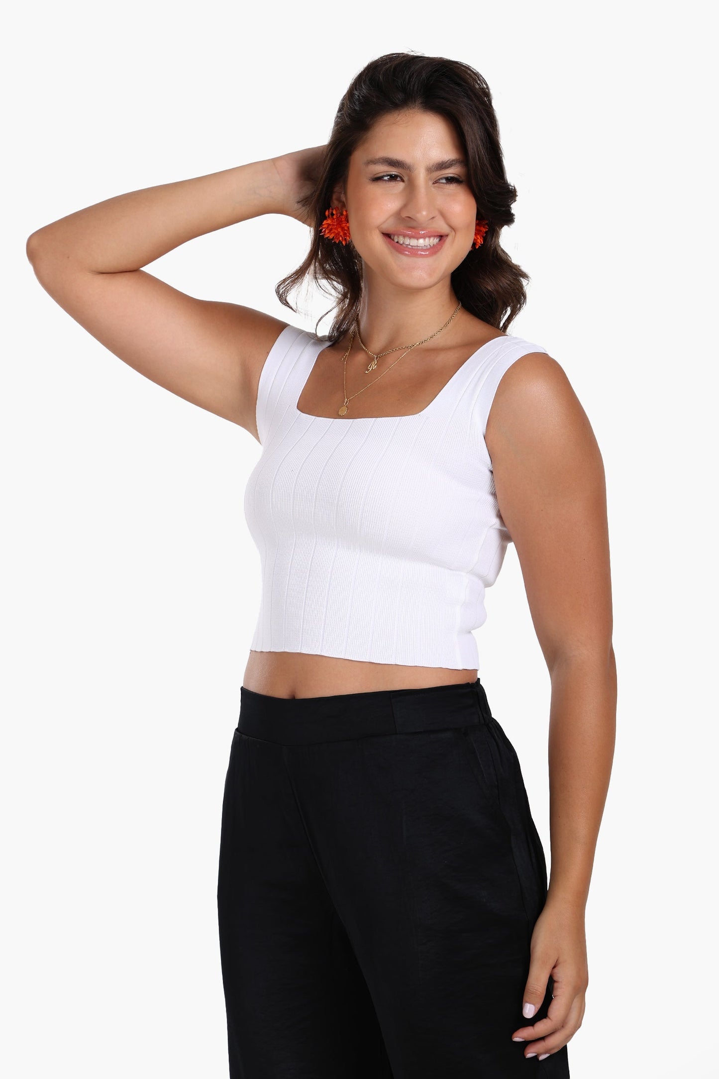Square Neck Crop Top