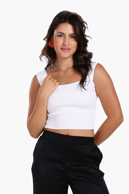 Square Neck Crop Top