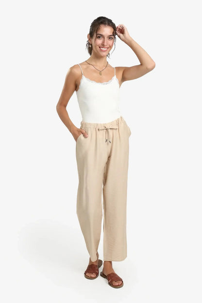 Sleek Solid Patterned Top