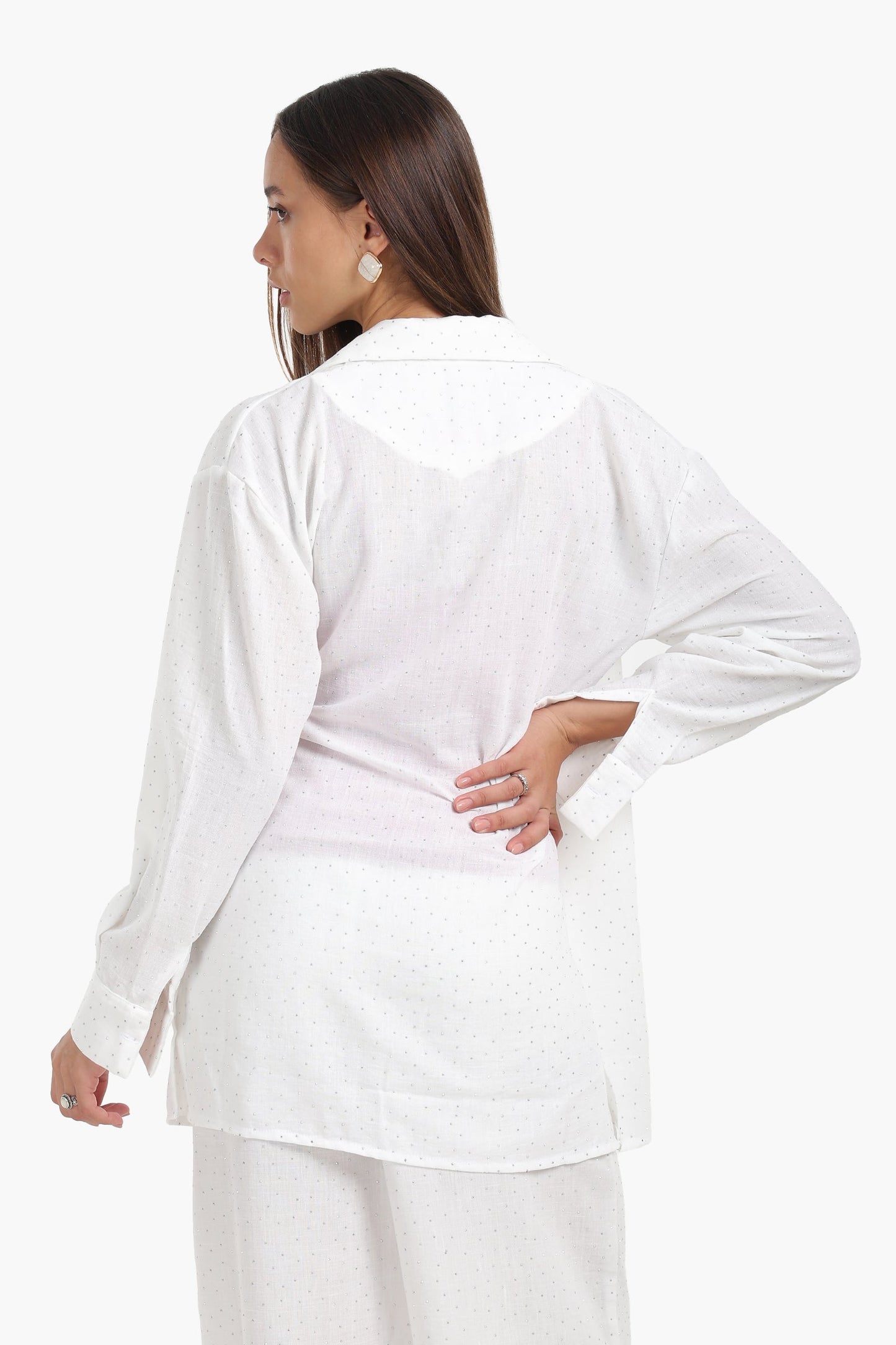 كارديجان بتصميم ملفوف ومرصع بالترتر