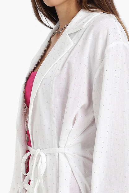 كارديجان بتصميم ملفوف ومرصع بالترتر