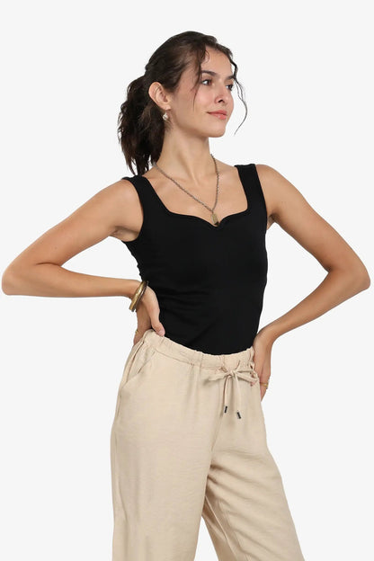 Sweetheart Neckline Tank Top