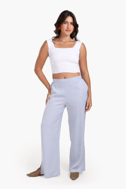 High Waist Wide-Leg Pants