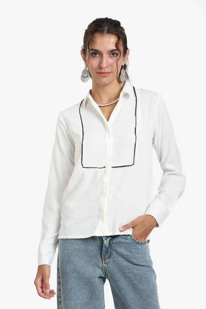 Stitched Front Panel Shirt