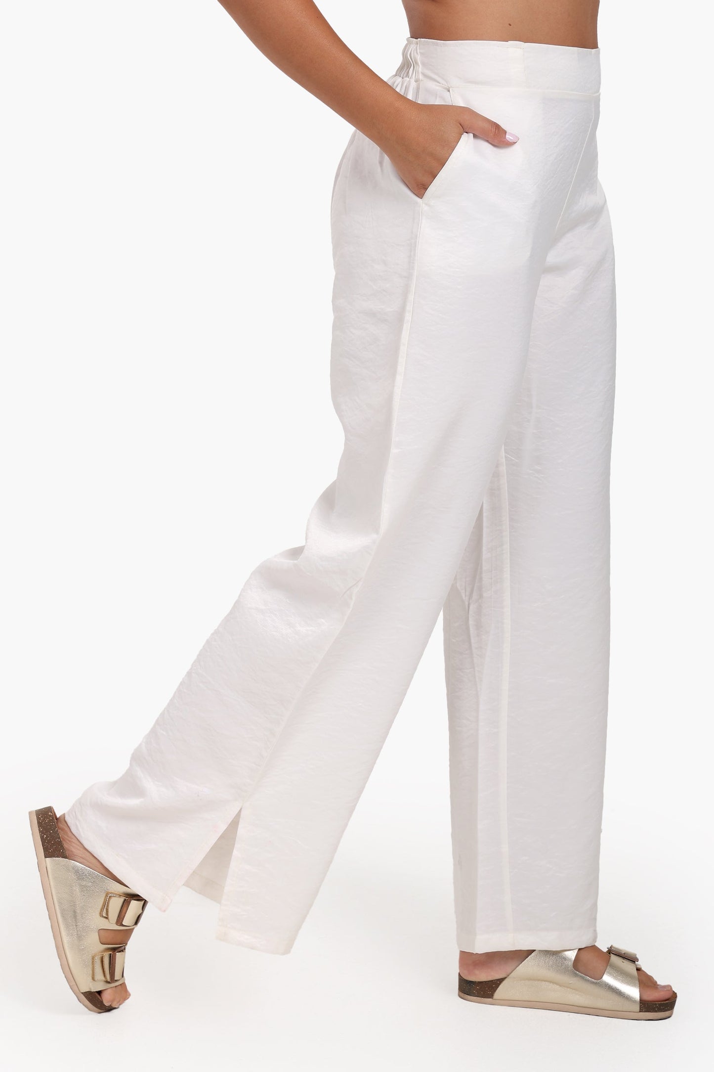 High Waist Wide-Leg Pants