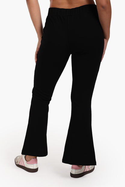 Front Slit Flared Pants