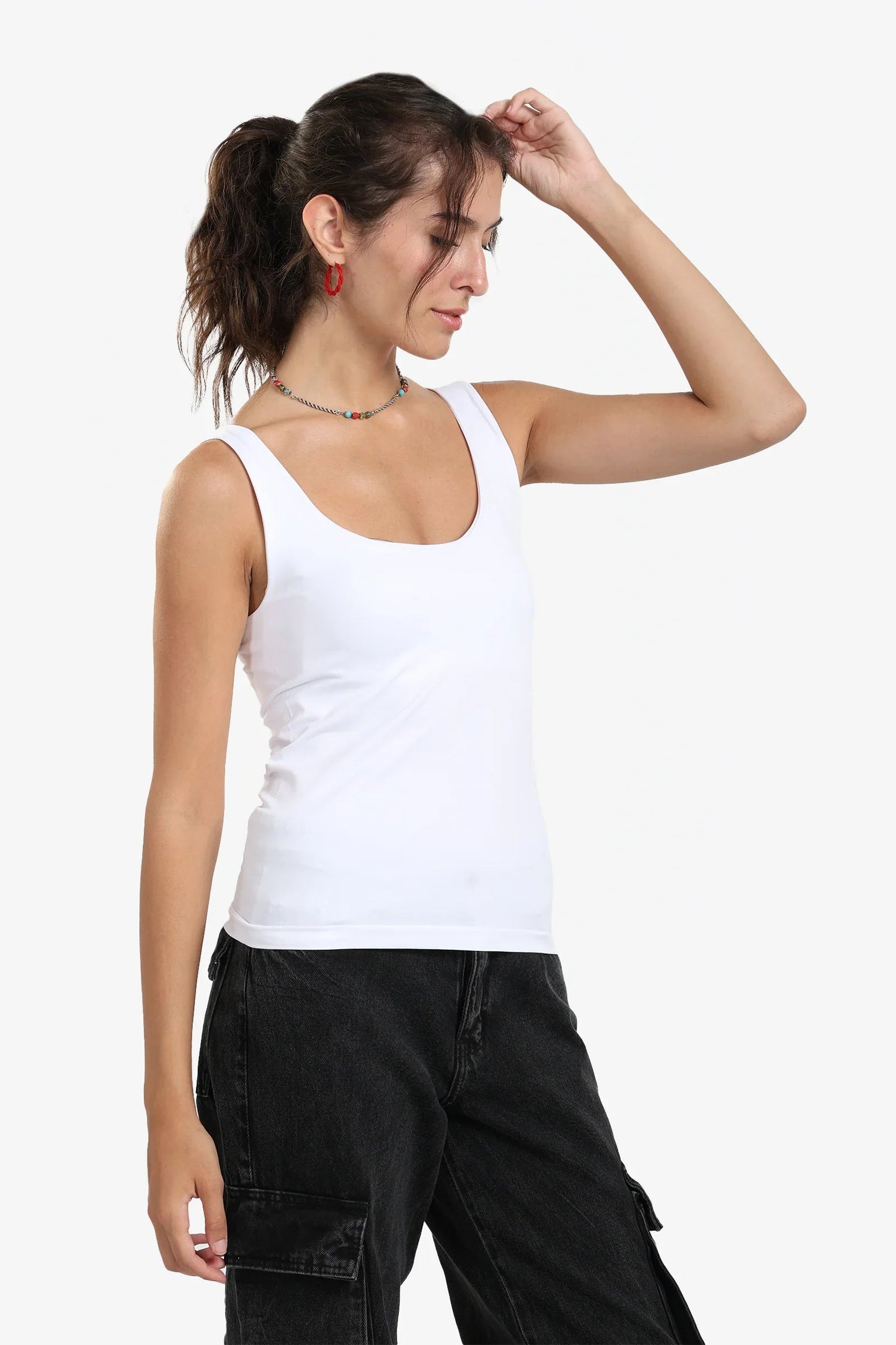 Sleeveless Basic Top
