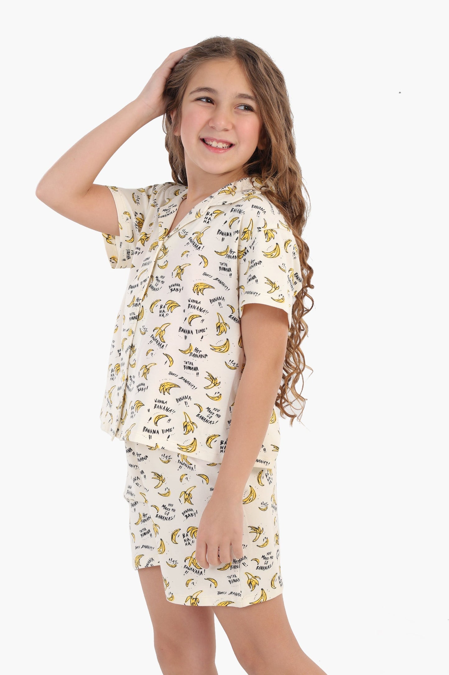 Bananas Print Pyjama for Girls