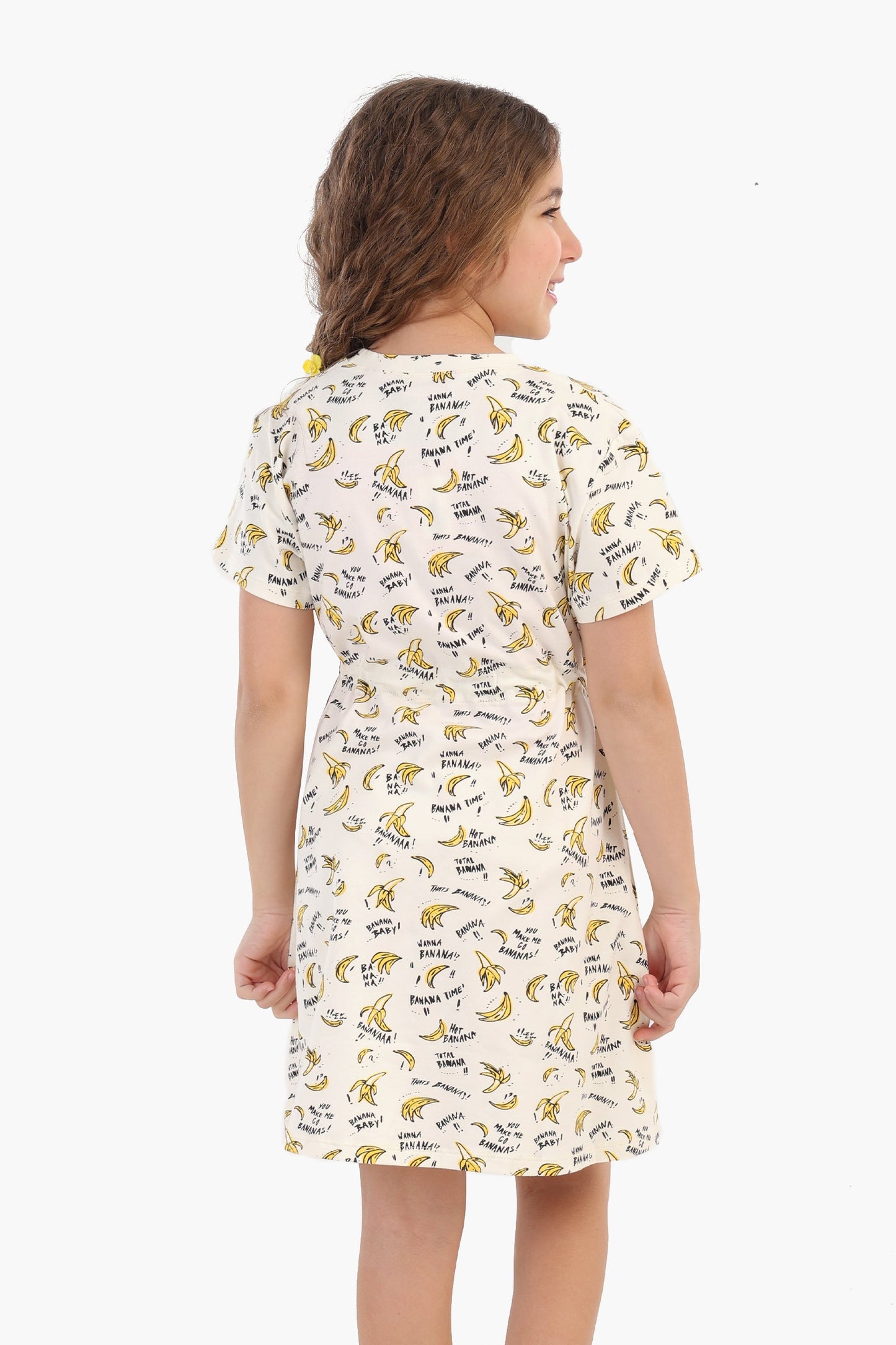 Bananas Print Nightgown for Girls
