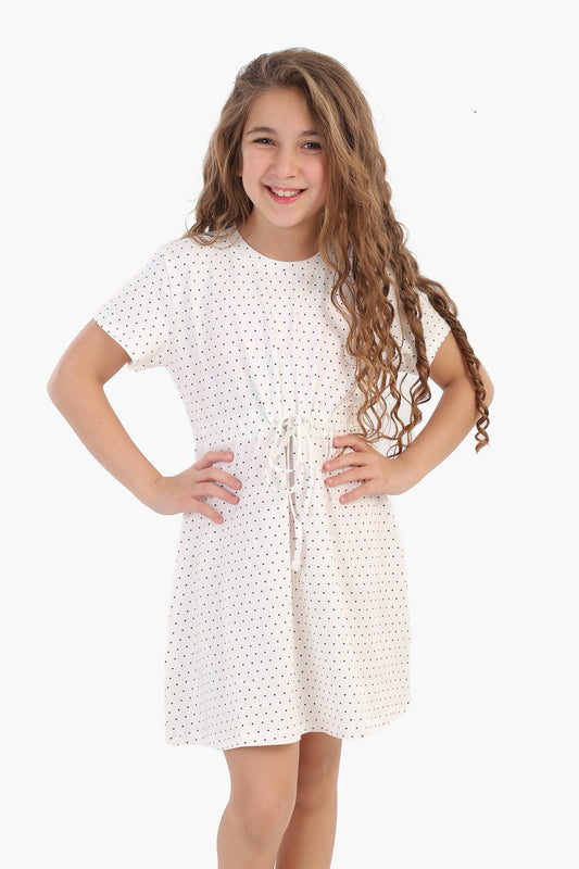 Dotted Nightgown for Girls
