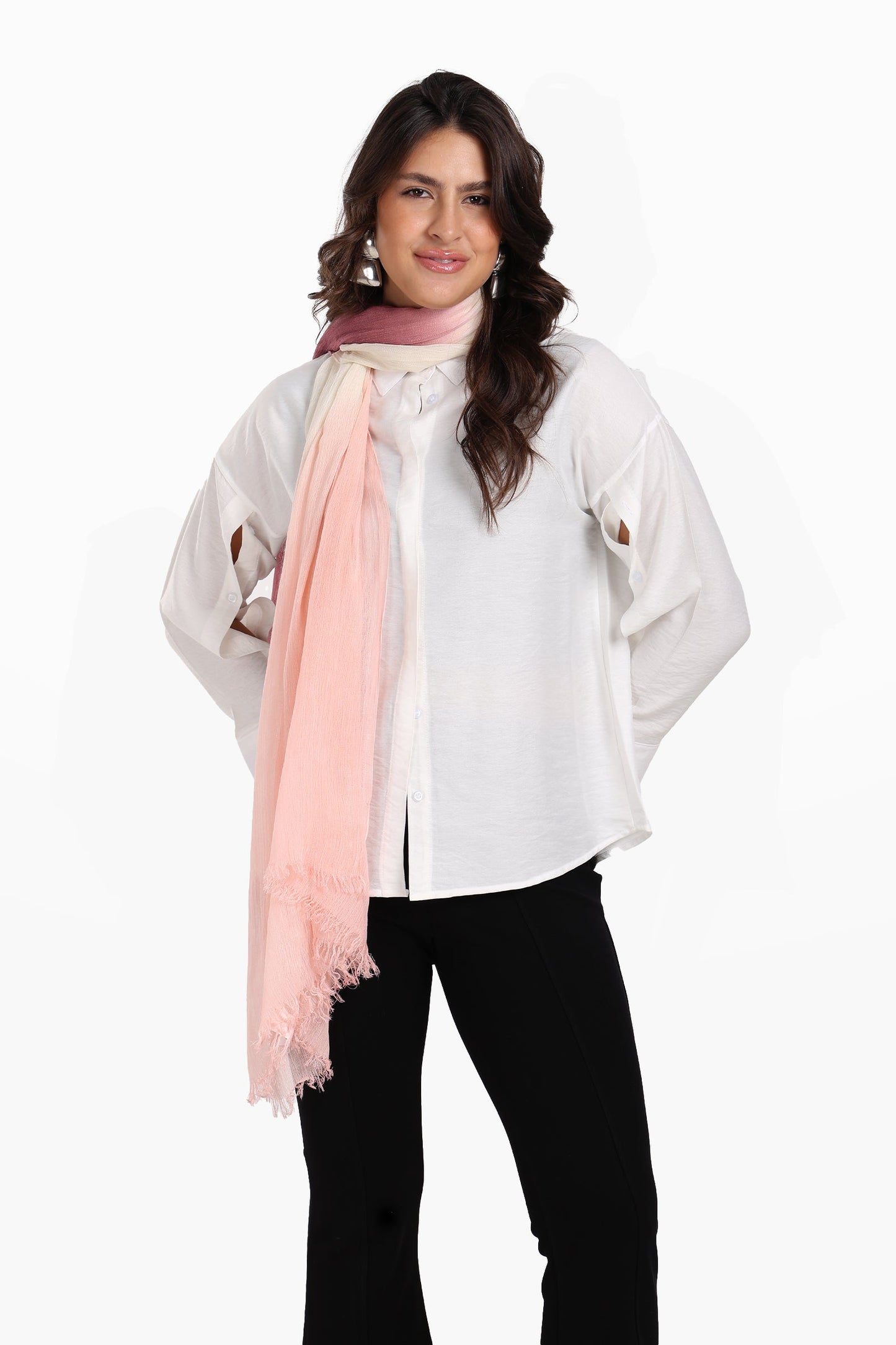 Gradient Cotton Scarf