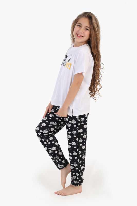 Snoopy Printed Pyjama Set for Girls