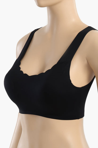 Laser Cut Edge Padded Bra