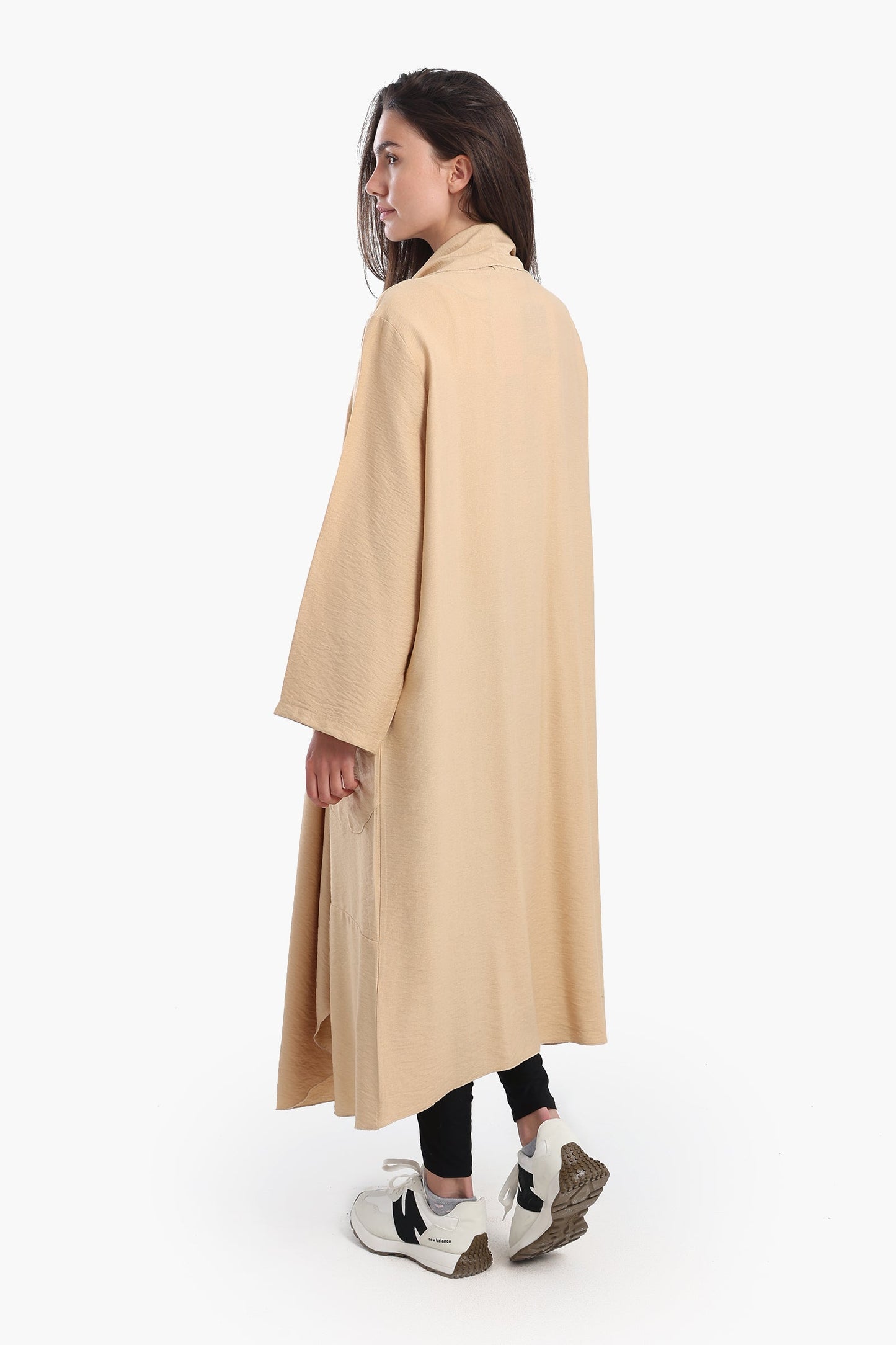 كارديجان مفتوح من الأمام كبير الحجم