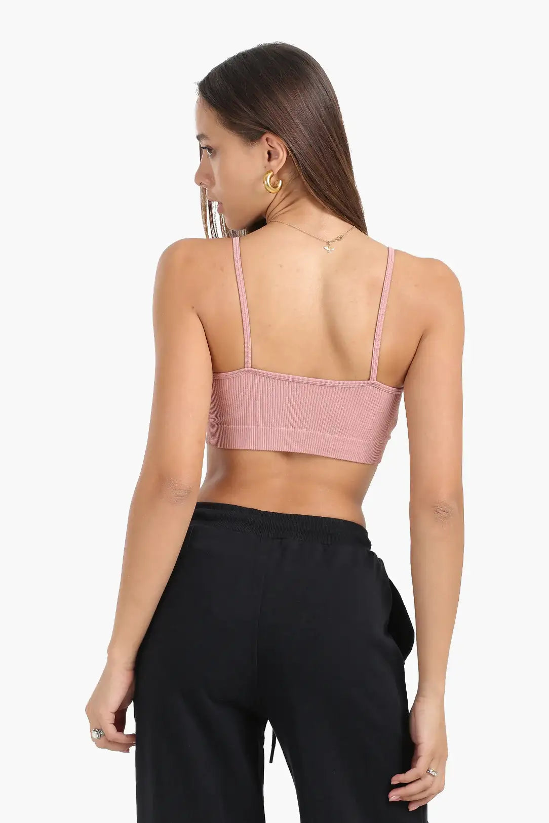 Plunge Round Neck Soft Bra