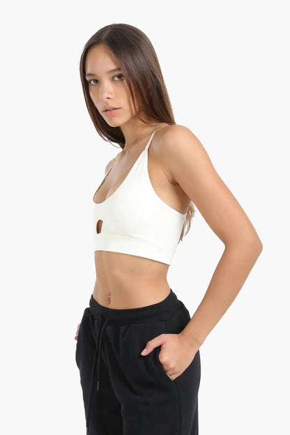 Soft Bra with Keyhole Design