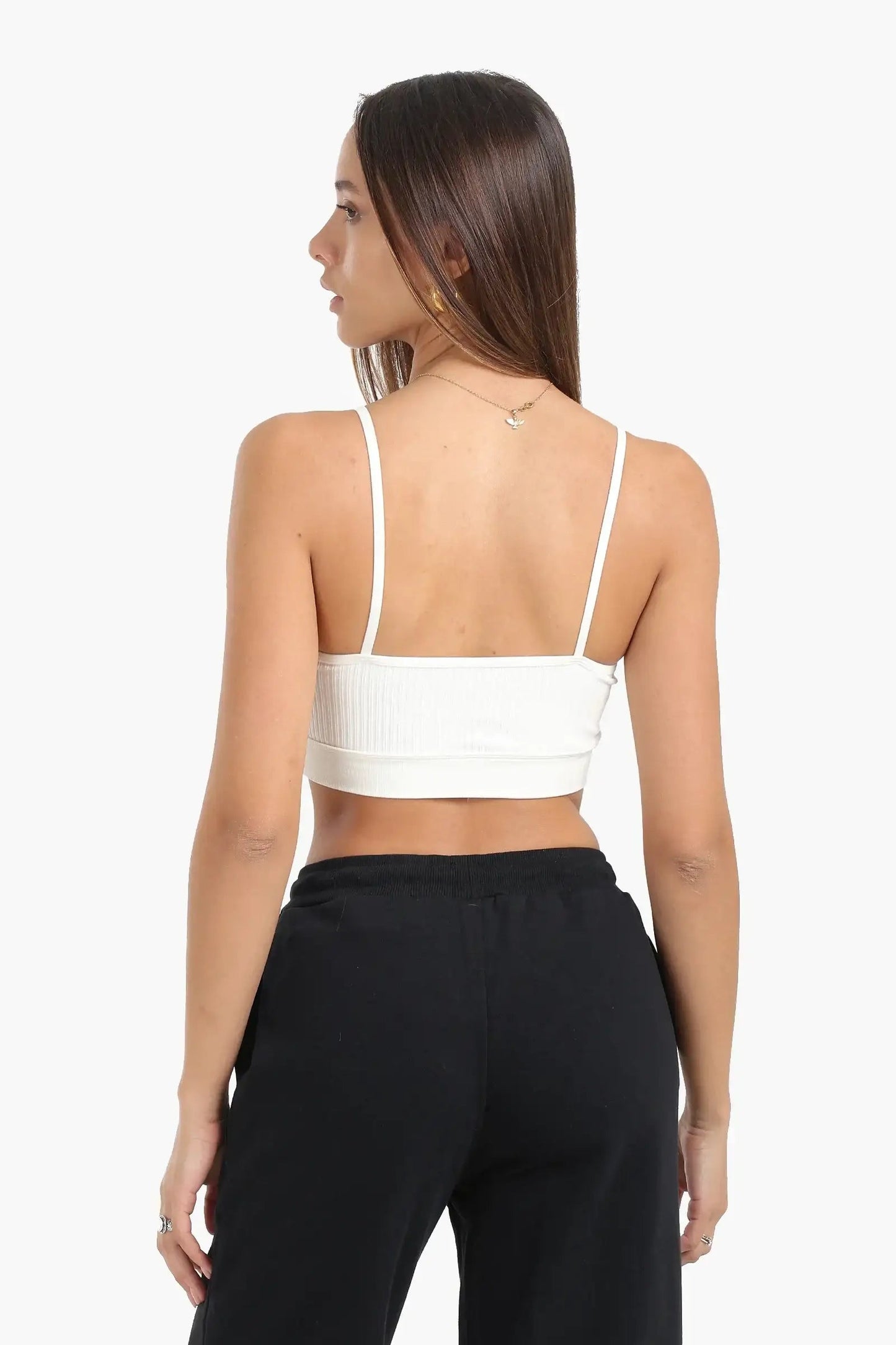 Soft Bra with Keyhole Design