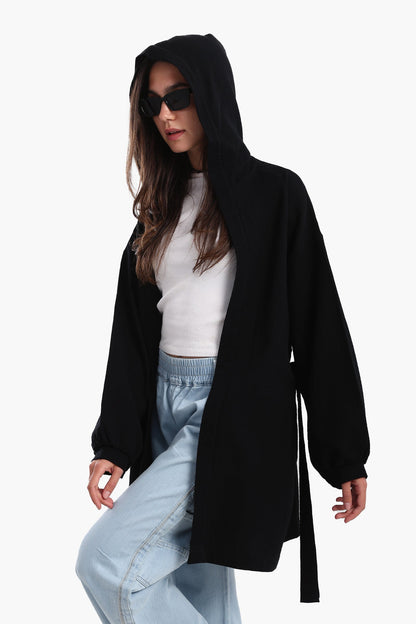 كارديجان صيفي بغطاء للرأس