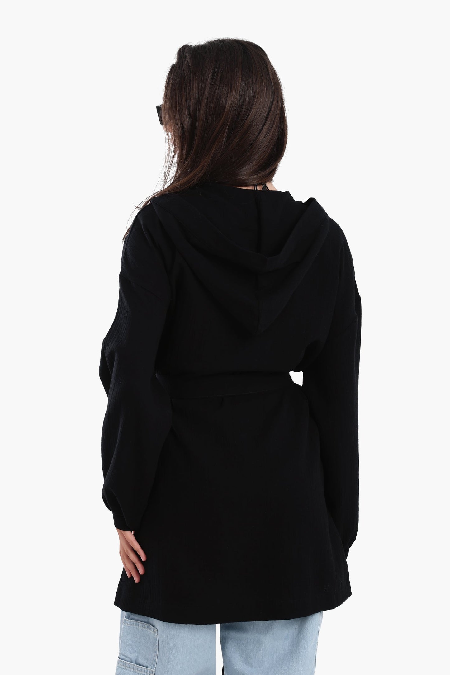 كارديجان صيفي بغطاء للرأس