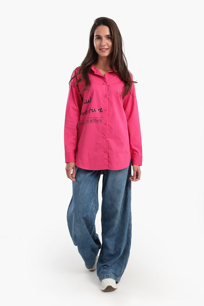 One Side Printed Shirt