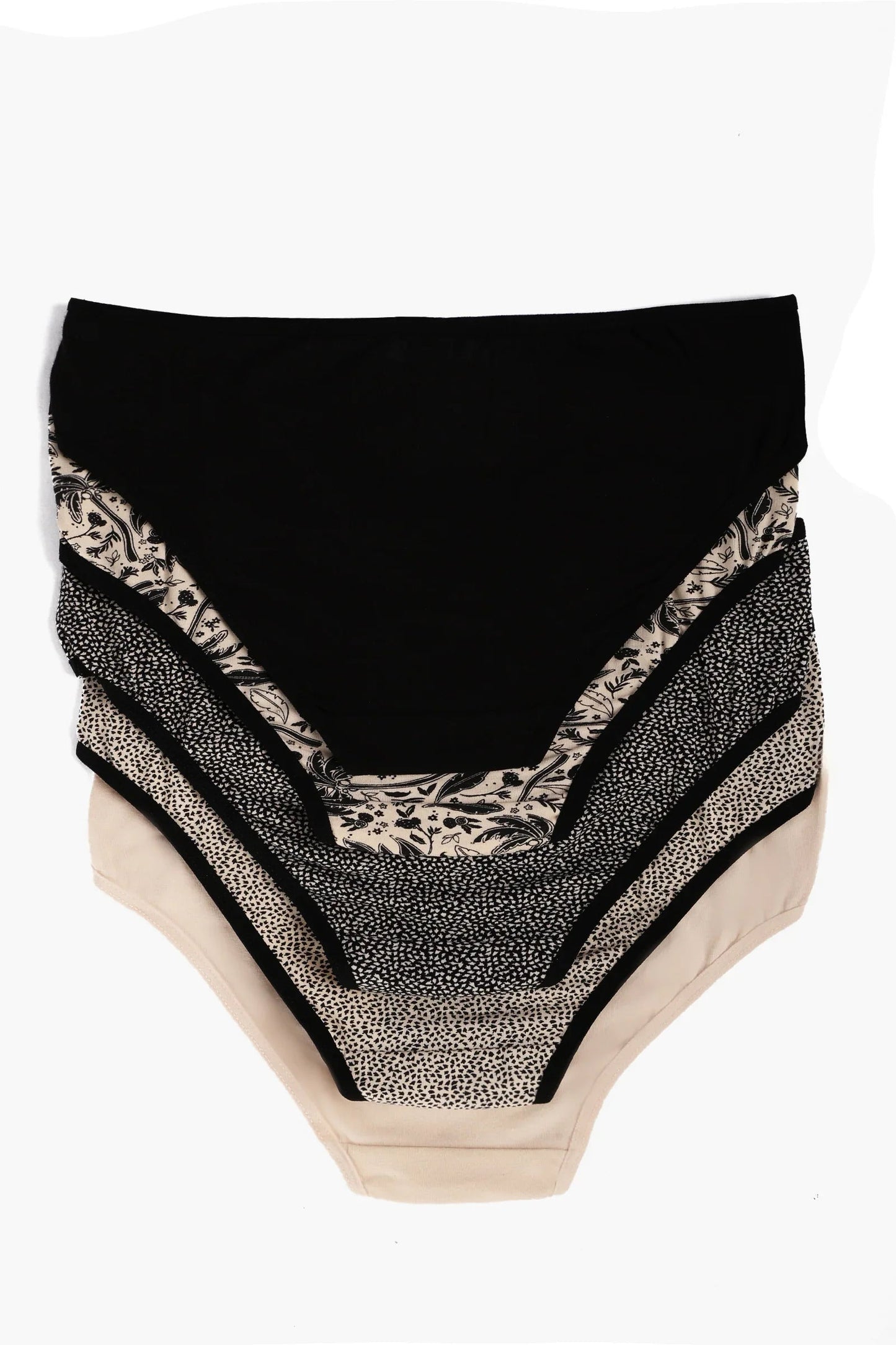 Pack of 5 Colored Bikini Panties