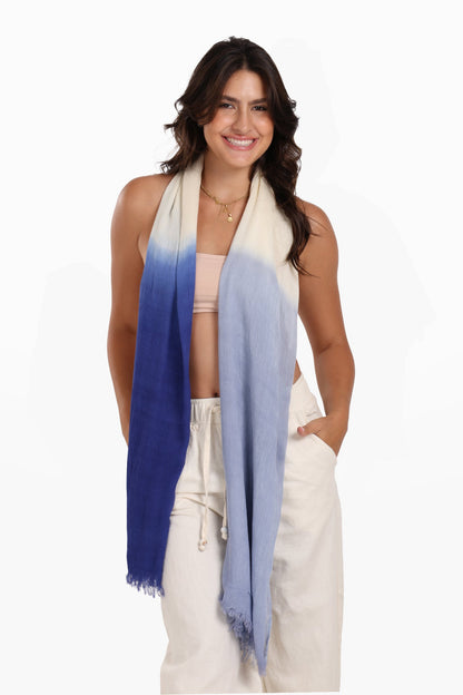 Gradient Cotton Scarf