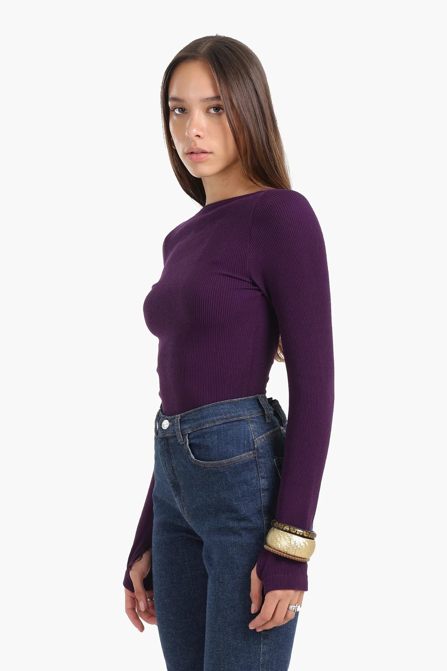 Seamless Microfiber Backless Top