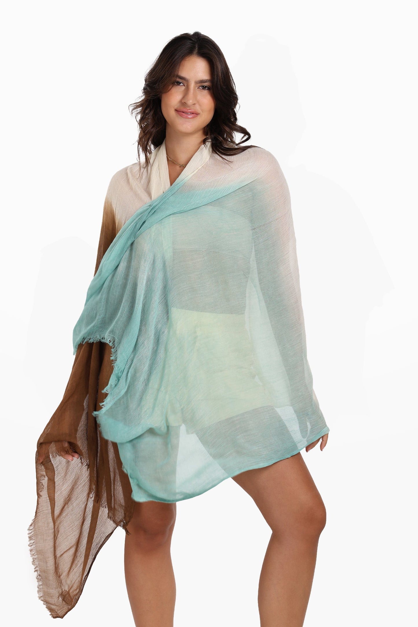 Gradient Cotton Scarf