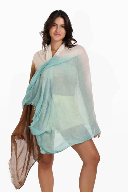 Gradient Cotton Scarf