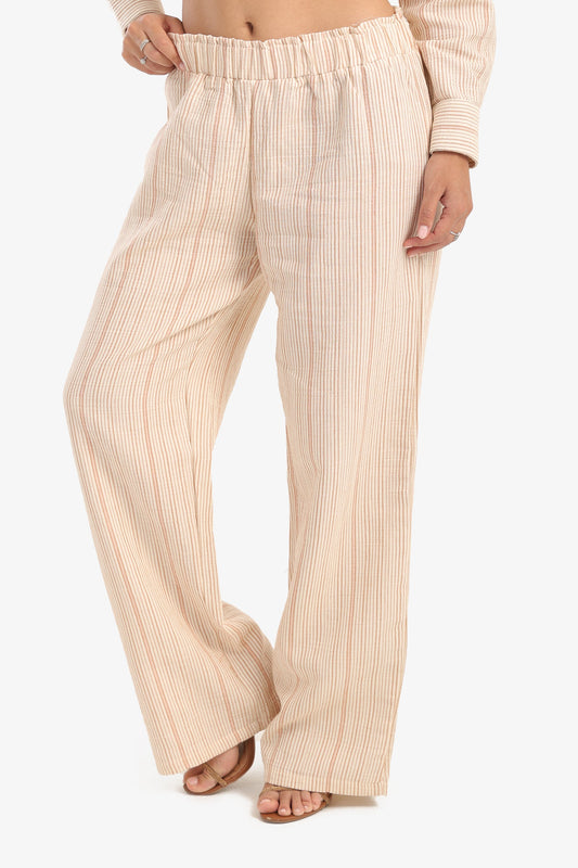 Striped Wide Leg Pants