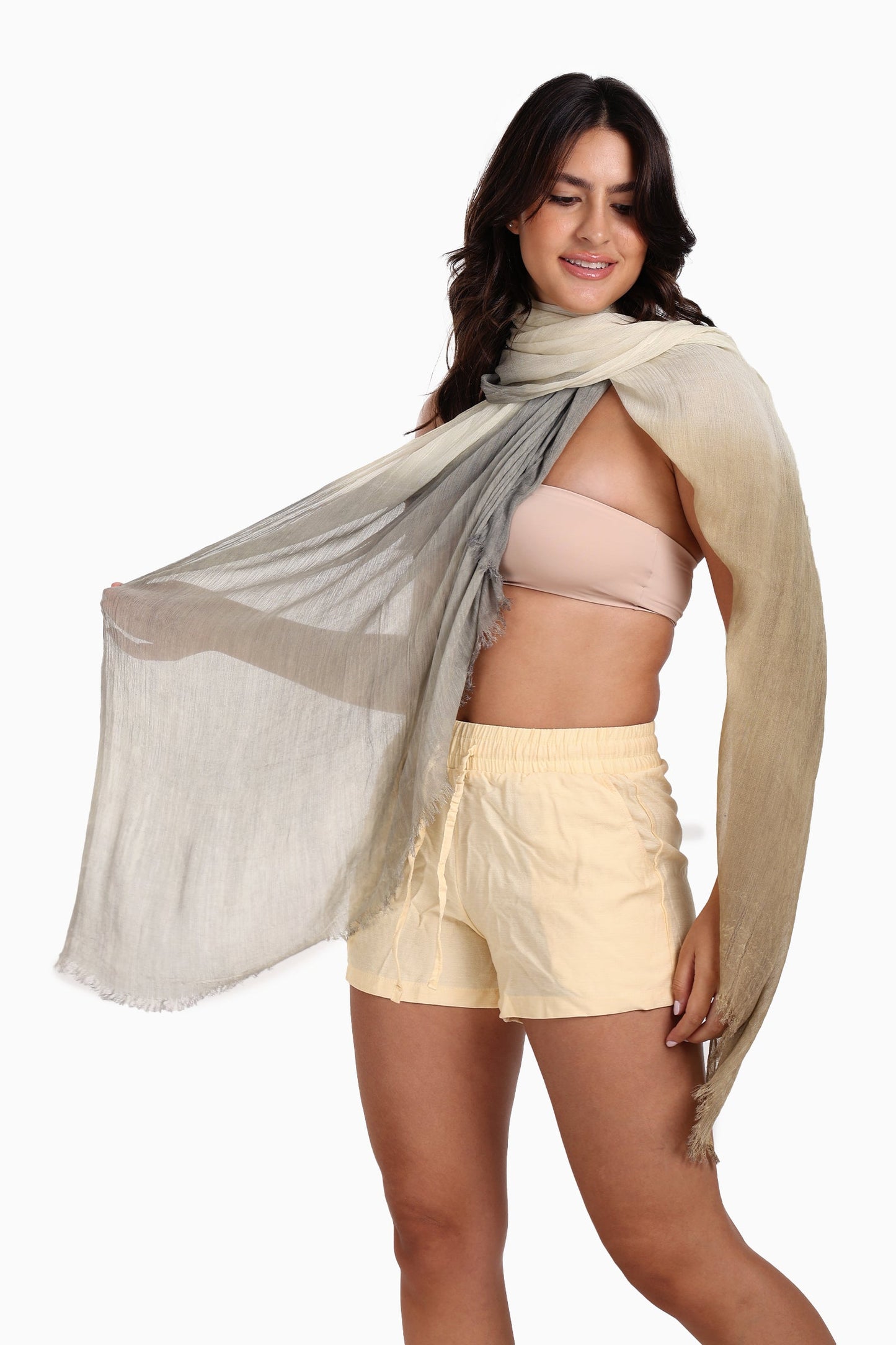 Gradient Cotton Scarf