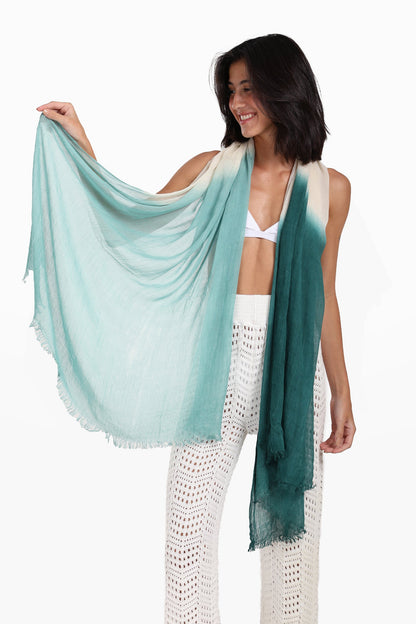 Gradient Cotton Scarf