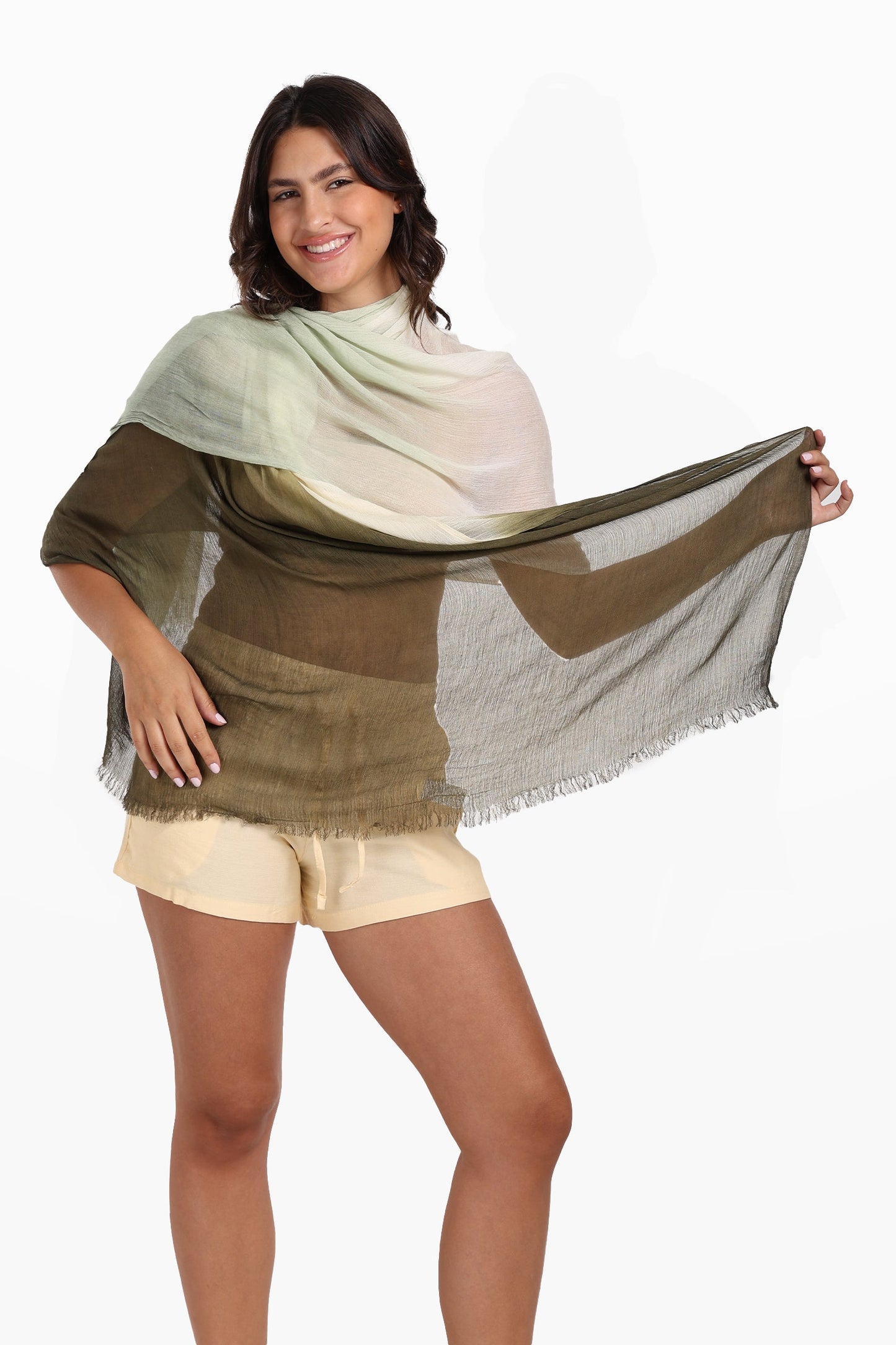 Gradient Cotton Scarf