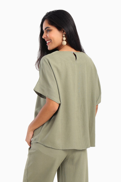 Elegant Solid Blouse