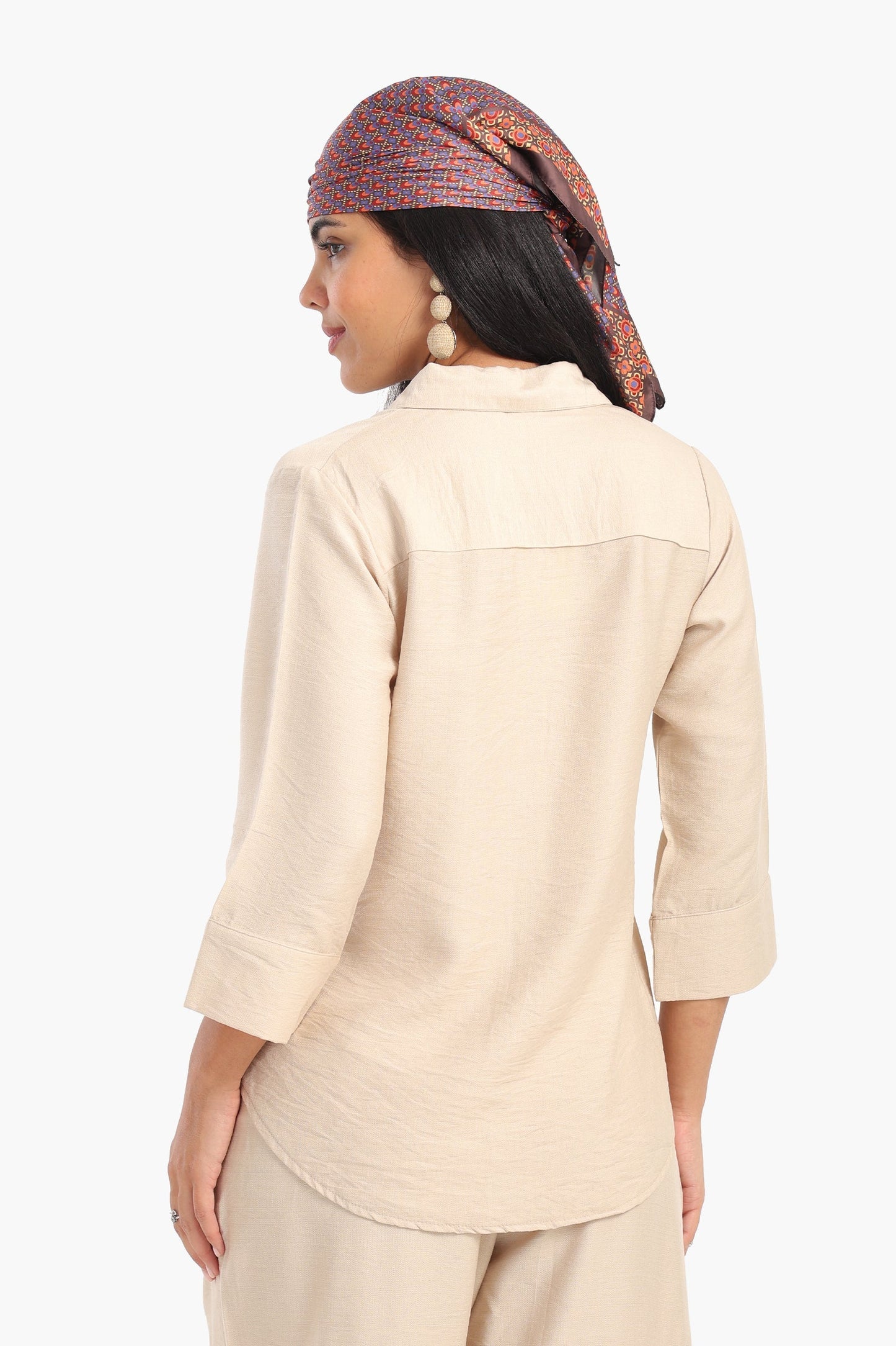 Shirt with Full Hidden Placket