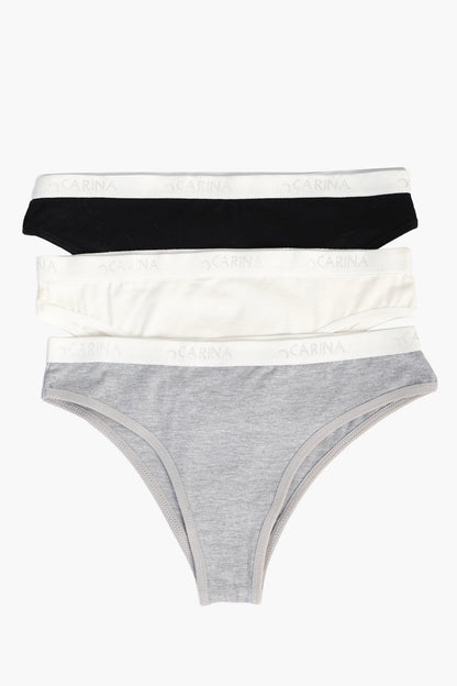 Pack of 3 Colored Bikini Panties