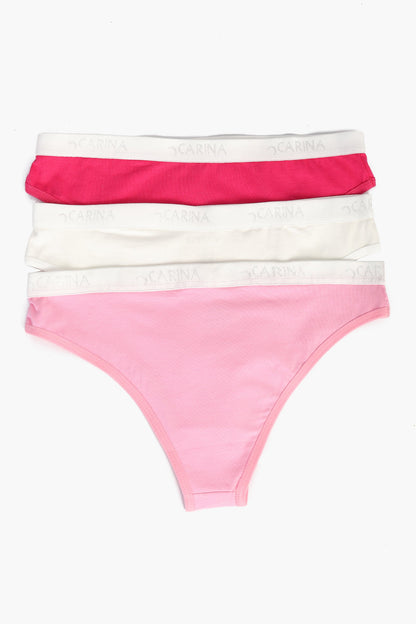 Pack of 3 Colored Bikini Panties