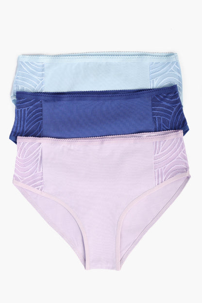 Pack of 3 Colored Brief Panties