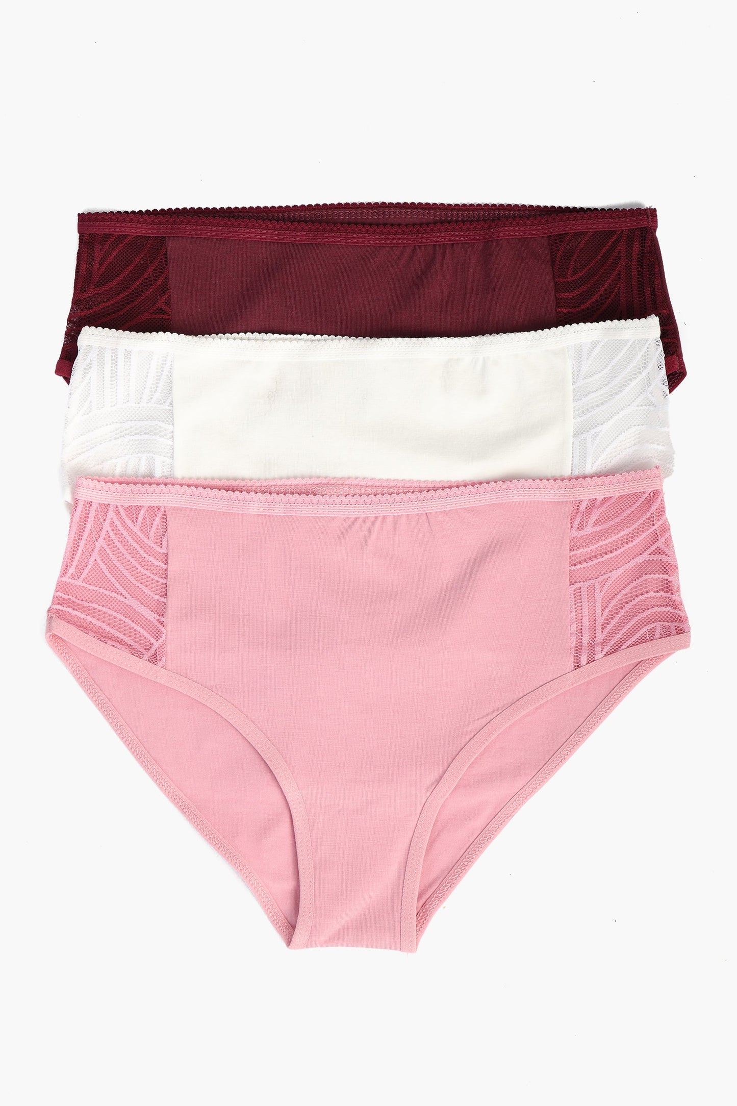 Pack of 3 Colored Brief Panties