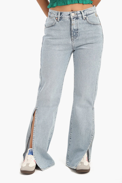 Jeans With Side Slits
