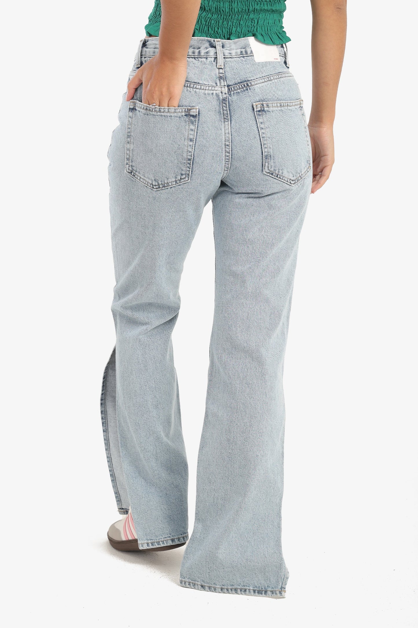 Jeans With Side Slits