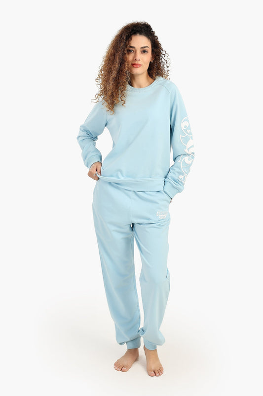 Blue French Terry Pyjama Top