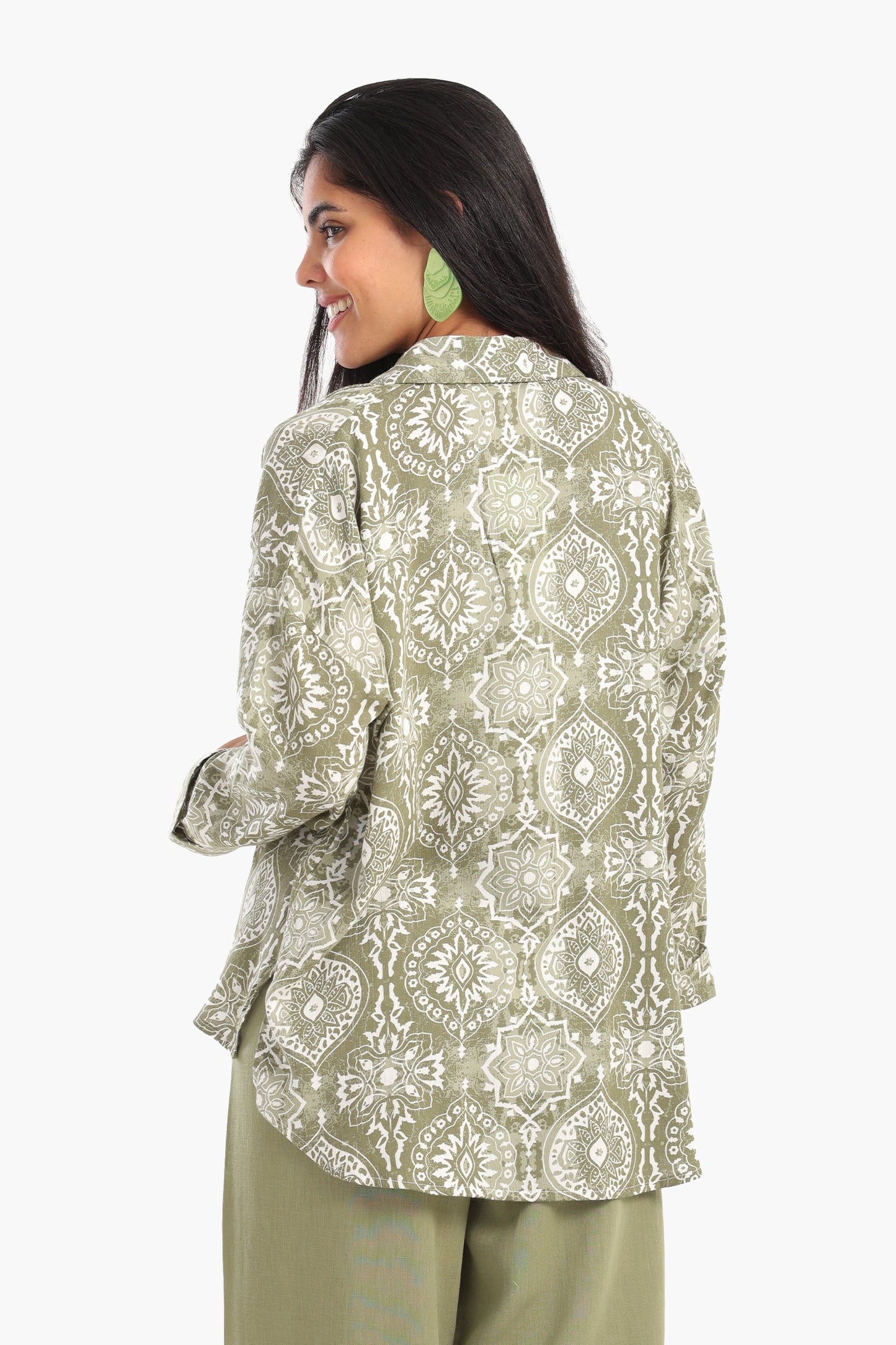 Classic Printed Blouse