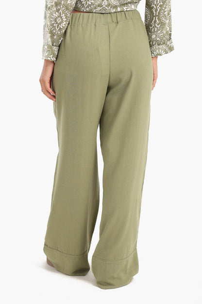 Tencel Wide Leg Pants